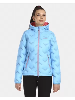 Daunenjacke für Damen KILPI ALBERTA-W UL0134KI BLAU