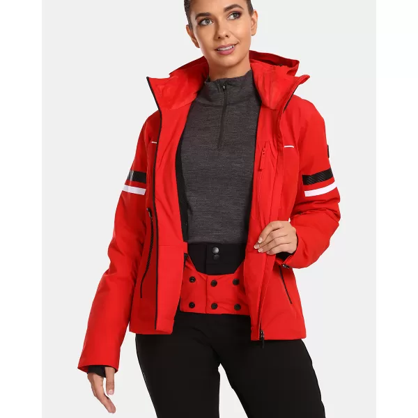  Damen-Skijacke KILPI LORIEN-W UL0106KI ROT 