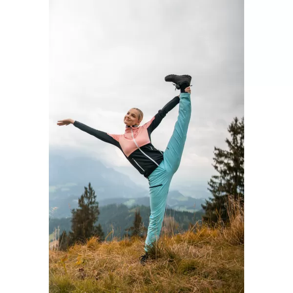  Wasserdichte Outdoor-Hose für Damen NORDBLANC PEACEFUL NBFPL7961 HELLBLAU 