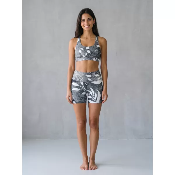  Kurze Premium-Leggings für Damen ALTISPORT VOJ/ALW020LEG03 SCHWARZ UND WEIß 