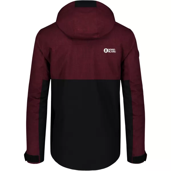  Herren-Skijacke NORDBLANC OFFHAND NBWJM7927 BURGUND 