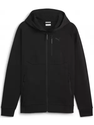 Herren-Sweatshirt PUMA TECH FULL-ZIP HOODIE 624385-01 SCHWARZ