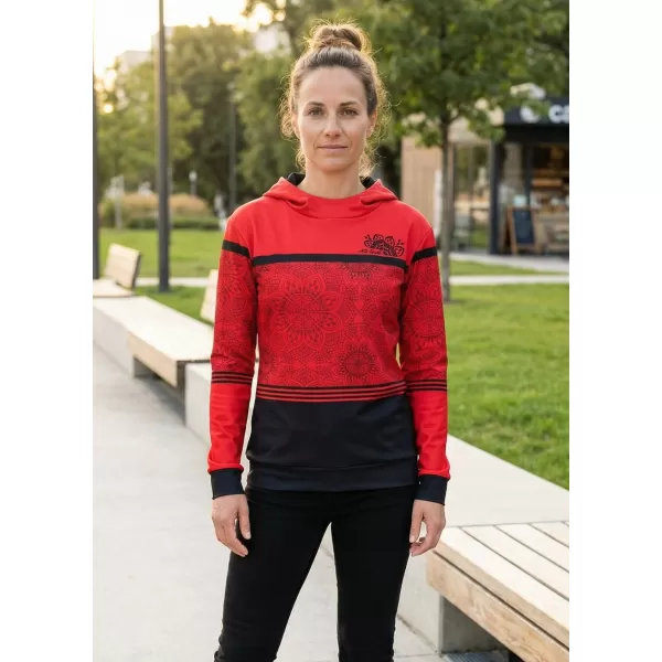  Premium-Sweatshirt für Damen ALTISPORT VOJ/ALW023MI01 ROT 