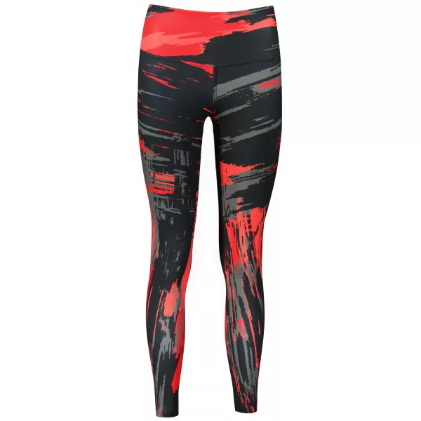  Lange Premium-Leggings für Damen ALTISPORT VOJ/ALW010LEG01 SCHWARZ UND ROT 