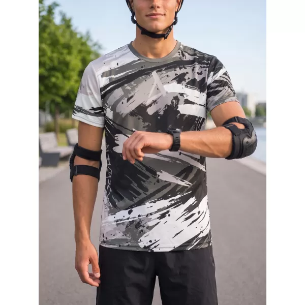  Hochwertiges Funktions-T-Shirt für Herren ALTISPORT VOJ/ALM014TR01 SCHWARZGRAU 