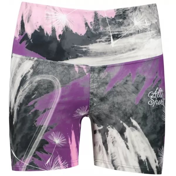  Kurze Premium-Leggings für Damen ALTISPORT VOJ/ALW016LEG03 LILA 