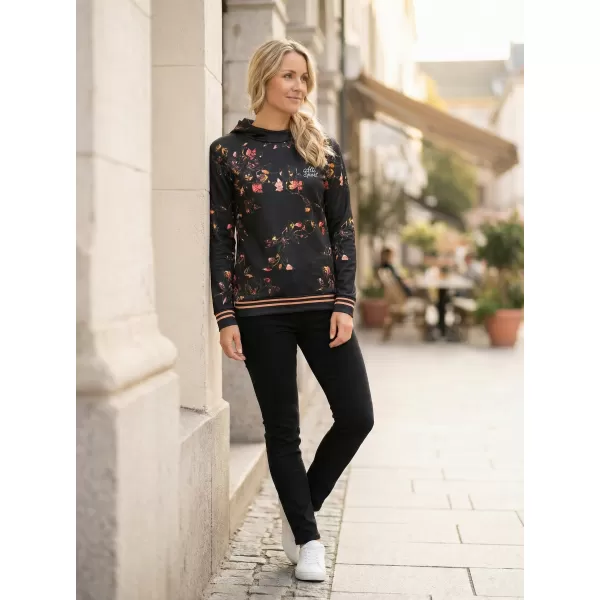  Premium-Sweatshirt für Damen ALTISPORT VOJ/ALW024MI01 SCHWARZ 