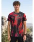 Hochwertiges Funktions-T-Shirt für Herren ALTISPORT VOJ/ALM010TR01 SCHWARZ UND ROT