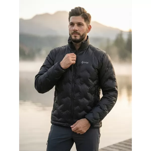  Isolierte Herrenjacke KILPI PAPILON-M UM0153KI SCHWARZ 