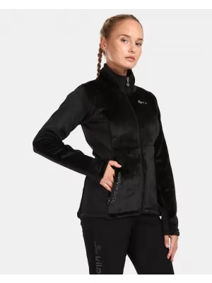 Warmes Damen-Sweatshirt KILPI SKATHI-W UL0220KI SCHWARZ