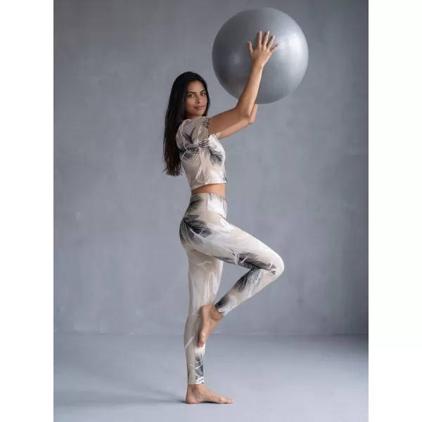  Lange Premium-Leggings für Damen ALTISPORT VOJ/ALW001LEG01 BRAUN 