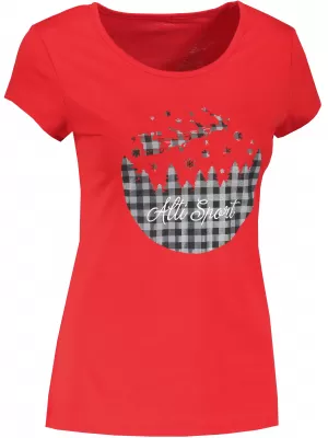 Damen-T-Shirt ALTISPORT VANOCE01W122 ROT