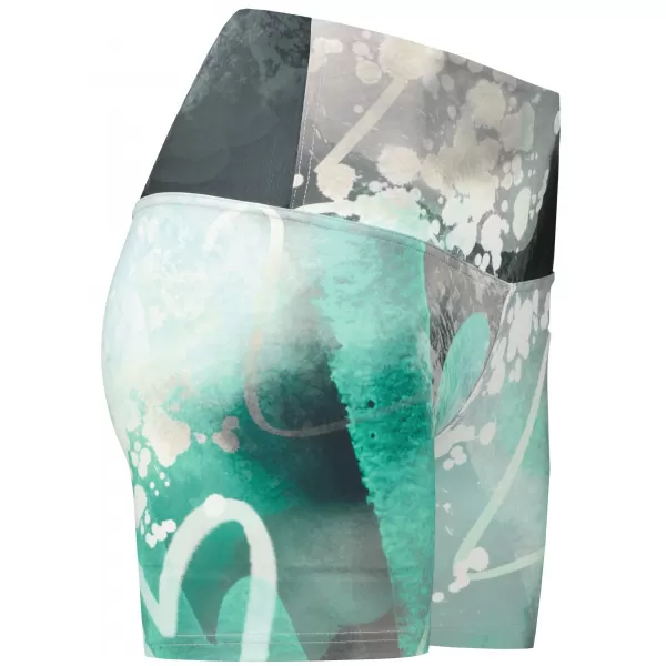  Kurze Premium-Leggings für Damen ALTISPORT VOJ/ALW017LEG03 TÜRKIS 