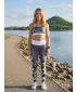 Premium-Sport-BH für Damen ALTISPORT VOJ/ALW022POD01 GRAU