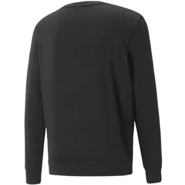  Herren-Sweatshirt PUMA ESS+ 2 COL BIG LOGO CREW 586763-61 SCHWARZ 