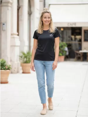 Hochwertiges Funktions-T-Shirt für Damen ALTISPORT VOJ/ALW000TR01 SCHWARZ