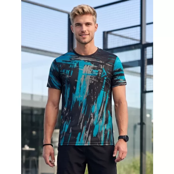  Hochwertiges Funktions-T-Shirt für Herren ALTISPORT VOJ/ALM010TR01 SCHWARZ/SMARAGD 