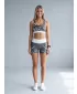 Kurze Premium-Leggings für Damen ALTISPORT VOJ/ALW022LEG03 GRAU