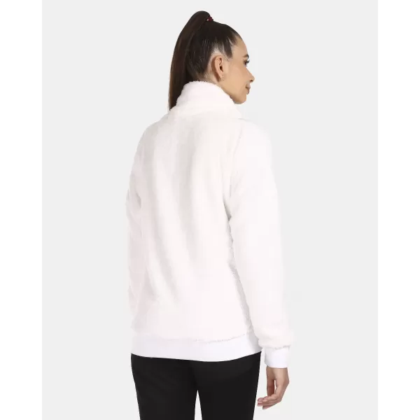  Warmes Damen-Sweatshirt KILPI LIVAE-W UL0214KI WEIß 