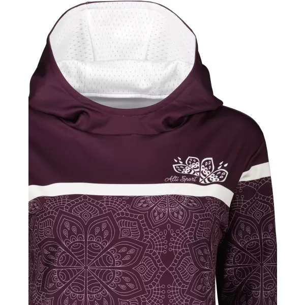  Premium-Sweatshirt für Damen ALTISPORT VOJ/ALW023MI01 LILA 