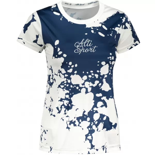  Hochwertiges Funktions-T-Shirt für Damen ALTISPORT VOJ/ALW012TR01 WEIß BLAU 
