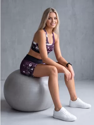 Kurze Premium-Leggings für Damen ALTISPORT VOJ/ALW022LEG03 LILA