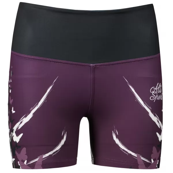  Kurze Premium-Leggings für Damen ALTISPORT VOJ/ALW022LEG03 LILA 