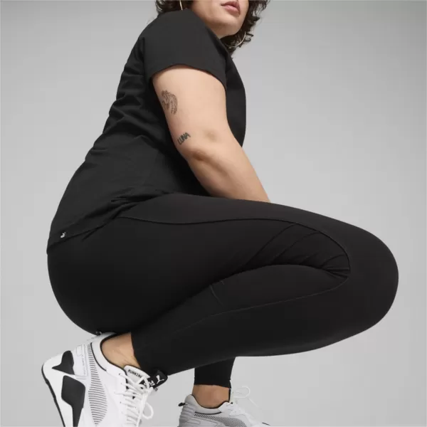  Leggings für Damen PUMA HER HIGH-WAIST LEGGINGS 677890-01 SCHWARZ 