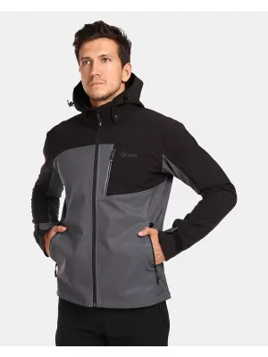 Herren-Softshelljacke KILPI RAVIO-M UM0126KI DUNKELGRAU