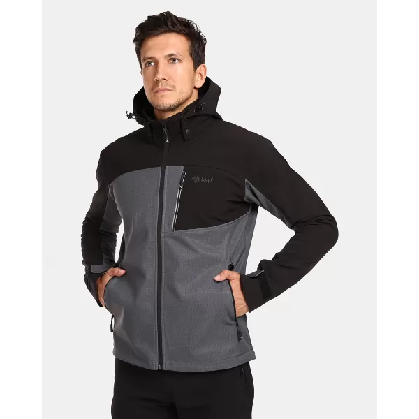  Herren-Softshelljacke KILPI RAVIO-M UM0126KI DUNKELGRAU 