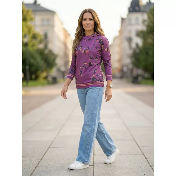  Premium-Sweatshirt für Damen ALTISPORT VOJ/ALW024MI01 LILA 