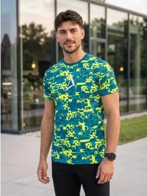 Herren Premium Plus Funktions-T-Shirt ALTISPORT VOJ/ALM011TR02 KEROSIN/NEONGELB