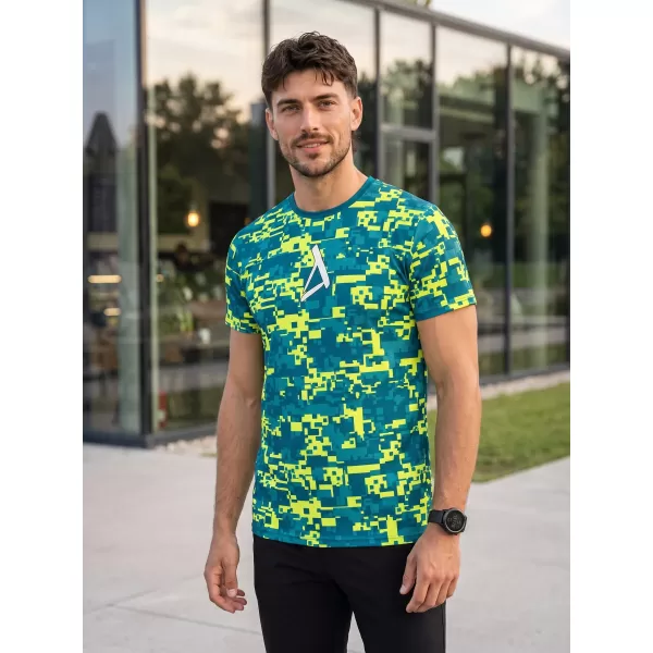  Herren Premium Plus Funktions-T-Shirt ALTISPORT VOJ/ALM011TR02 KEROSIN/NEONGELB 