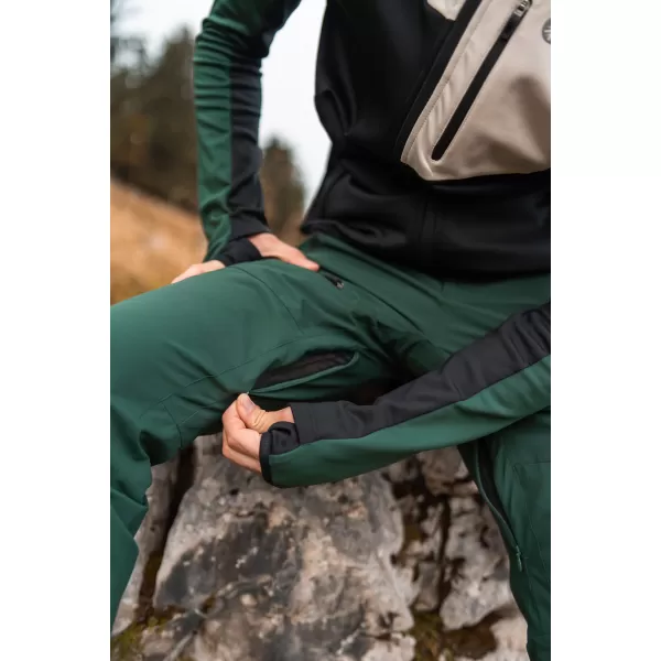  Wasserdichte Outdoor-Hose für Herren NORDBLANC ZESTILY NBFPM7960 DUNKELGRÜN 
