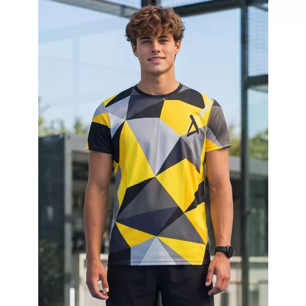  Herren Funktions-T-Shirt Premium Plus ALTISPORT VOJ/ALM007TR02 SCHWARZ UND GELB 