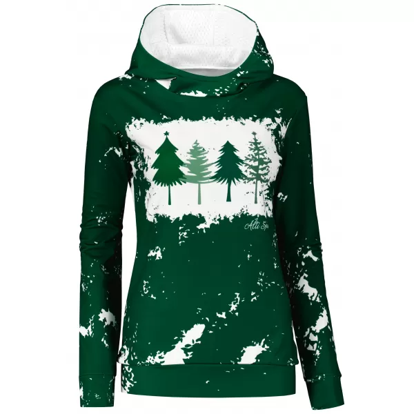  Hochwertiges Funktions-Sweatshirt für Damen ALTISPORT VOJ/ALWVN4MI01 GRÜN 