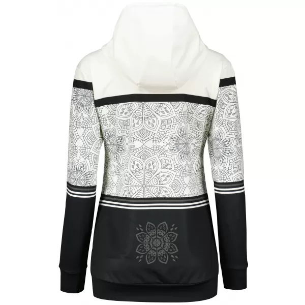  Premium-Sweatshirt für Damen ALTISPORT VOJ/ALW023MI01 SCHWARZ UND WEIß 