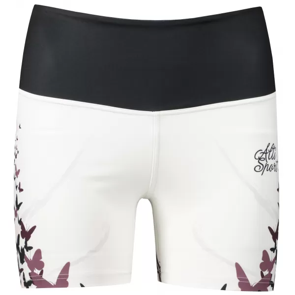  Kurze Premium-Leggings für Damen ALTISPORT VOJ/ALW022LEG03 WEIß 