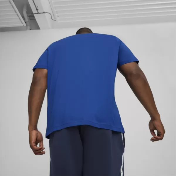  Herren-T-Shirt PUMA ESS LOGO TEE 586667-59 BLAU 