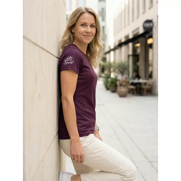  Hochwertiges Funktions-T-Shirt für Damen ALTISPORT VOJ/ALW000TR01 LILA 