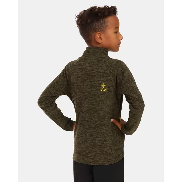  Fleece-Sweatshirt für Kinder KILPI ALACANT-J UJ0203KI GRÜN 
