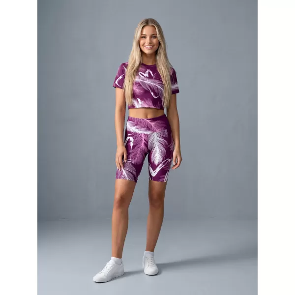  Damen-Leggings oberhalb des Knies Premium ALTISPORT VOJ/ALW001LEG02 FUCHSIE 