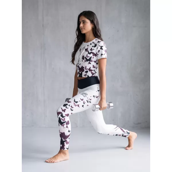  Lange Premium-Leggings für Damen ALTISPORT VOJ/ALW022LEG01 WEIß 