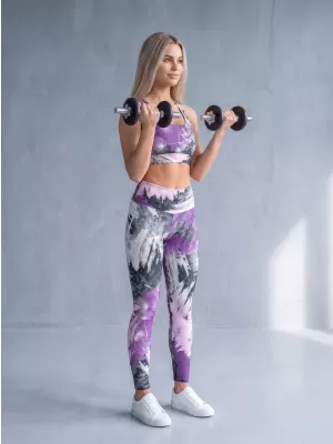 Lange Premium-Leggings für Damen ALTISPORT VOJ/ALW016LEG01 LILA