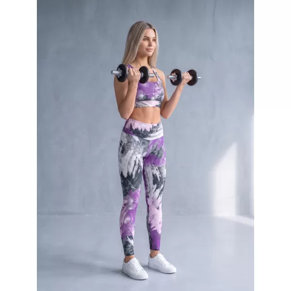  Lange Premium-Leggings für Damen ALTISPORT VOJ/ALW016LEG01 LILA 