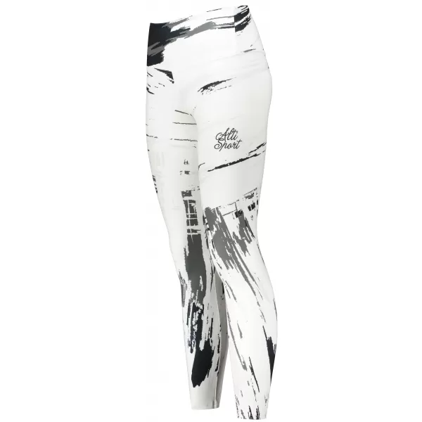  Lange Premium-Leggings für Damen ALTISPORT VOJ/ALW010LEG01 WEIß 