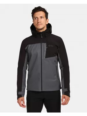 Herren-Softshelljacke KILPI RAVIO-M UM0126KI DUNKELGRAU