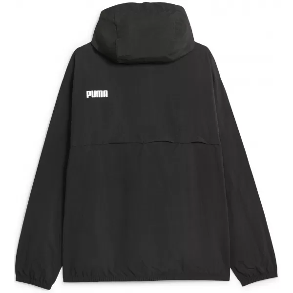  Windjacke für Herren PUMA HOODED WINDBREAKER 675387-01 SCHWARZ 