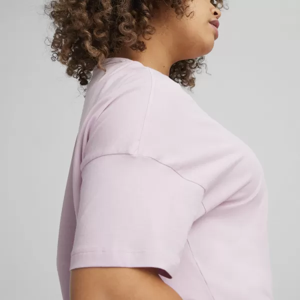  Damen-T-Shirt PUMA ESS CROPPED LOGO TEE 586866-60 LILA 
