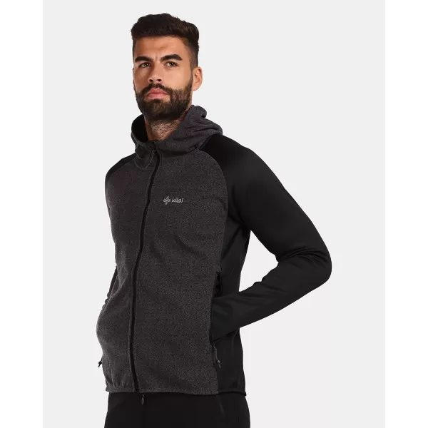  Warmes Herren-Sweatshirt KILPI VERSAM-M UM0215KI SCHWARZ 